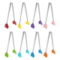 Unique Bargains Stainless Steel Silicone Tips Mini Kitchen Food Tongs 8 Pcs 14 Unique Bargains Stainless Steel Silicone Tips Mini Kitchen Food Tongs 8 Pcs -Kitchen Utensil Store GUEST a293e30d 2746 4810 8178 36fcbbd5df26