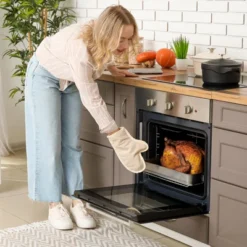 Unique Bargains Heat Resistant Kitchen Textiles Soft Lining Silicone Oven Mitts 2 Pcs -Kitchen Utensil Store GUEST a2bbfabc 609c 4ddb bb4c baf8adb4ecde