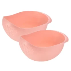 Unique Bargains Home Kitchen Rice Washing Filter Strainer Basket Colander 2 Pcs -Kitchen Utensil Store GUEST a2dd4bf5 ec76 4109 b041 6d2e020fbf93