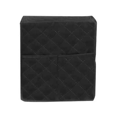 Unique Bargains Dustproof Coffee Maker Dust Cover 13.39"x12.99"x14.17" Black 1 Pc 2 Unique Bargains Dustproof Coffee Maker Dust Cover 13.39"x12.99"x14.17" Black 1 Pc - Image 2