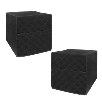 Unique Bargains Dustproof Coffee Maker Dust Cover 13.39"x12.99"x14.17" Black 1 Pc 4 Unique Bargains Dustproof Coffee Maker Dust Cover 13.39"x12.99"x14.17" Black 1 Pc - Image 4
