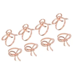 Unique Bargains Metal Bow-knot Decorative Wear Resistant Napkin Ring 8 Pcs 10 Unique Bargains Metal Bow-knot Decorative Wear Resistant Napkin Ring 8 Pcs -Kitchen Utensil Store GUEST a4abb99a 0b1f 4f84 82b8 36e81cfef974