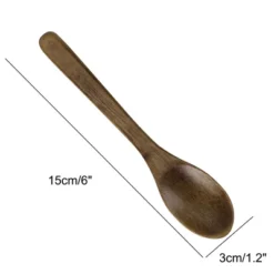Unique Bargains Wooden Natural Grain Soup Ingredient Spoons 6" Brown 6 Pcs -Kitchen Utensil Store GUEST a5f8763e 2512 42cc 9d68 59146b29e785