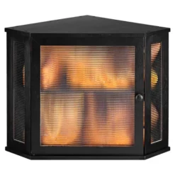 Unique Bargains Bamboo Acrylic Wavy Door Panel Extra Large Corner Bread Container Black Medium -Kitchen Utensil Store GUEST a5fe8c6e 11f1 46ac 905f 6cc86e2ece4f