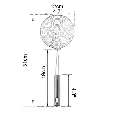 Unique Bargains Stainless Steel Mesh Colander Sieve Kitchen Ladle 4.7" Dia Strainers Silver Tone 1 Unique Bargains Stainless Steel Mesh Colander Sieve Kitchen Ladle 4.7" Dia Strainers Silver Tone