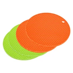 Unique Bargains Silicone Pot Holder Teapot Coaster Trivet Mat 4 Pcs -Kitchen Utensil Store GUEST a70e6db2 b50a 40cf 9d0e daa7a2178109