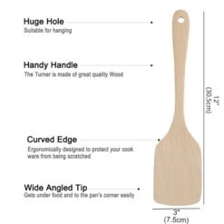 Unique Bargains Heat Resistant Long Handle Kitchen Spatula 12" X 3" 1 Pc -Kitchen Utensil Store GUEST a7606ac2 4dcc 4087 abb6 de5e4862b5e2