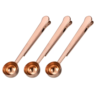 Unique Bargains Stainless Steel With Clip 2 In 1 Coffee Measuring Spoon 3 Pcs 7 Unique Bargains Stainless Steel With Clip 2 In 1 Coffee Measuring Spoon 3 Pcs - Image 7