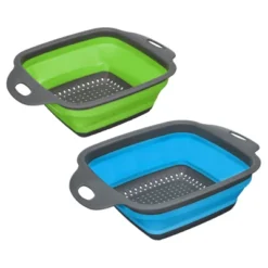 Unique Bargains Collapsible Colander Set Silicone Square Foldable Strainer Space Saving -Kitchen Utensil Store GUEST a96dcab8 c822 4e36 899d da87fc4f047f