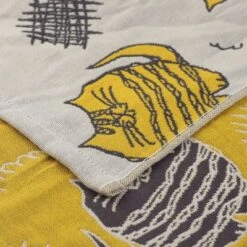 Unique Bargains Home Decor Kitty Pattern Absorbent Kitchen Towels 14 X 16 Inch 12 Pcs