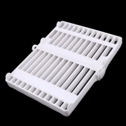 Unique Bargains Restaurant Kitchen Plastic 12 Slots Folding Dish Drying Rack White 1 Pc -Kitchen Utensil Store GUEST aba8edf6 cb3a 4e33 827c 9959bcf8509f