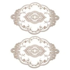 Unique Bargains Polyester Flexible Embroidery Vintage Pattern Washable Table Place Mats 2 Pcs 38 Unique Bargains Polyester Flexible Embroidery Vintage Pattern Washable Table Place Mats 2 Pcs -Kitchen Utensil Store GUEST abedf705 9088 4037 b768 fc6027ae6545
