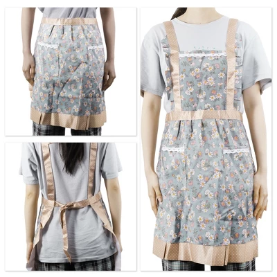 Unique Bargains H Shoulder Canvas Apron 1 Pc 1 Unique Bargains H Shoulder Canvas Apron 1 Pc