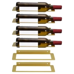 Unique Bargains Durable Iron Rustless Solid And Sturdy Wall-Mounted Wine Rack -Kitchen Utensil Store GUEST ad6c19cb 2cb0 433c b847 b30cbc674244