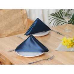 Unique Bargains Restaurant Wedding Banquet Sateen Napkins 20 X 20 Inches 6 Pcs