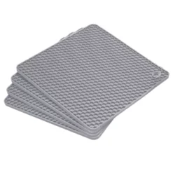 Unique Bargains Silicone Square Hot Pans Pads Heat Resistant Non-Slip Trivets 4 Pcs -Kitchen Utensil Store GUEST af00a9c8 9c30 45bf 8c6d ffd3bb65981b