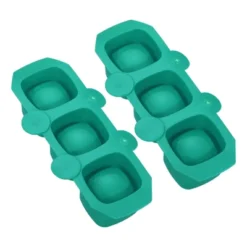 Unique Bargains Silicone Flexible Reusable 3-Cavity Ice Cube Trays 2 Pcs -Kitchen Utensil Store GUEST afa3a587 906d 4943 aa9f 6533d37357bd