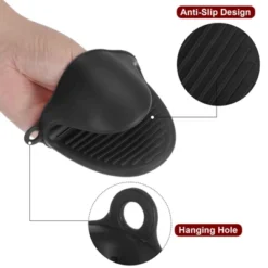Unique Bargains Silicone Heat Resistant Anti-Slip Reusable Oven Mitts 4 Pcs -Kitchen Utensil Store GUEST afe8462d 2c36 4608 bf09 f6268e8e99e9 1