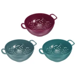 Unique Bargains Plastic Food Fruit Rice Washing Bowl Deep Colander With Double Handles 3 Pcs -Kitchen Utensil Store GUEST b03801e8 2bb7 4a86 915e 4adbf37c2c55