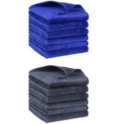 Unique Bargains Dishwashing Cleaning Microfiber Thick Absorbent Kitchen Towels 12 Pcs 12" X 12" -Kitchen Utensil Store GUEST b251d58c f20d 4f91 a721 1f5cf010eef5