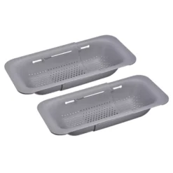 Unique Bargains Collapsible Colander Kitchen Over The Sink Drain Strainer Extendable Basket Set -Kitchen Utensil Store GUEST b2955ef6 b84a 4e83 aed2 41e2b223b7c7