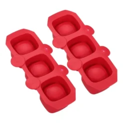 Unique Bargains Silicone Flexible Reusable 3-Cavity Ice Cube Trays 2 Pcs -Kitchen Utensil Store GUEST b352a733 bb6a 45d5 9168 9286aa5d5b9c