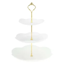 Unique Bargains Petal-shaped 3-Layer Cake Display Holder With Tiered Serving Tray For Pastries Donuts And Fruits -Kitchen Utensil Store GUEST b516a4fe 05ba 4039 ad0b 5cda7a81ca9e