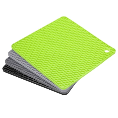 Unique Bargains Silicone Heat Resistant Trivet Mats 4 Pcs 5 Unique Bargains Silicone Heat Resistant Trivet Mats 4 Pcs - Image 5