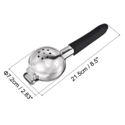 Unique Bargains Stainless Steel Lemon Citrus Manual Hand Squeezer With Non-Slip Grip Handle
