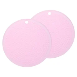Unique Bargains Round Heat Resistant Silicone Trivet Mat With Hang Hole For Pots 2 Pcs -Kitchen Utensil Store GUEST b6a954b5 4f61 4f22 b02e 2fed8d45b26d