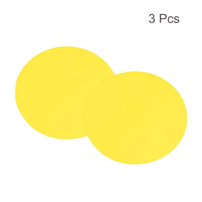Unique Bargains Silicone Heat Resistant Non-Slip Flexible Jar Opener Pads Yellow 3 Pcs 2 Unique Bargains Silicone Heat Resistant Non-Slip Flexible Jar Opener Pads Yellow 3 Pcs - Image 2