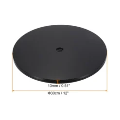 Unique Bargains Acrylic 360 Degree Rotating Ball Bearing Durable Lazy Susan Turntable 2 Pcs