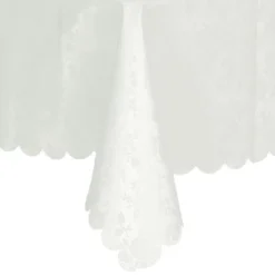 Unique Bargains Round PVC Wrinkle-Resistant Washable Suitable Restaurant Table Cover 1 Pc