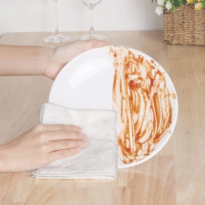 Unique Bargains Absorbent Microfiber Kitchen Towel 24 Pcs 5 Unique Bargains Absorbent Microfiber Kitchen Towel 24 Pcs - Image 5