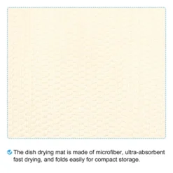 Unique Bargains Microfiber Non-slip Reversible Ultra Absorbent Dish Drying Mat 19.69" X 14.97" Yellow 1 Pc 7 Unique Bargains Microfiber Non-slip Reversible Ultra Absorbent Dish Drying Mat 19.69" X 14.97" Yellow 1 Pc -Kitchen Utensil Store GUEST b93a7b0e 0c14 4fcd a34d 32602819cc0e