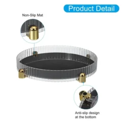 Unique Bargains Kitchen PET Rotating Turntable Lazy Susan Organizer Spice Rack 1 Pc 9 Unique Bargains Kitchen PET Rotating Turntable Lazy Susan Organizer Spice Rack 1 Pc -Kitchen Utensil Store GUEST baebef16 b089 4f89 bff8 8399e77ece68