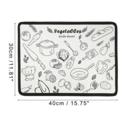 Unique Bargains Dish Drying Mat White Black 15.75"x11.81" 8 Unique Bargains Dish Drying Mat White Black 15.75"x11.81" -Kitchen Utensil Store GUEST bbf4bf10 450a 4bfe 8089 6b450ba85ce0