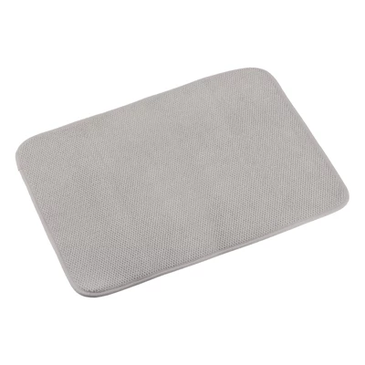 Unique Bargains Microfiber Ultra Absorbent Reversible Soft Dish Drying Mat 19.69" X 14.97" Grey 2 Pcs 5 Unique Bargains Microfiber Ultra Absorbent Reversible Soft Dish Drying Mat 19.69" X 14.97" Grey 2 Pcs - Image 5