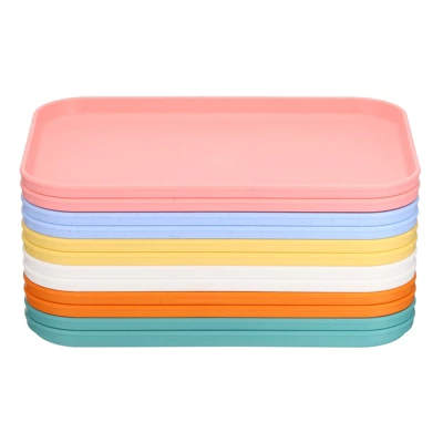 Unique Bargains PP Plastic Reusable Lightweight Durable Construction Serving Tray 12 Pcs 6 Unique Bargains PP Plastic Reusable Lightweight Durable Construction Serving Tray 12 Pcs - Image 6