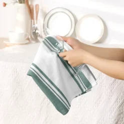 Unique Bargains Cotton Soft Absorbent Kitchen Towels 20" X 28" -Kitchen Utensil Store GUEST bd50726a 4667 4d2a 8a2e 27f2ae050b18