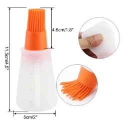 Unique Bargains Household Flexible Heat Resistant Non-stick Oil Bottle Brush Orange Green 2 Pcs -Kitchen Utensil Store GUEST bf2f89ae 4f41 4226 9aea 194ac61d3186