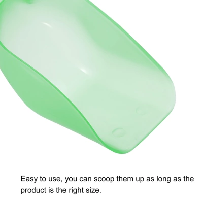 Unique Bargains Plastic Multi-functional Durable Kitchen Maker Ice Scoop 12oz Green 1 Pc 4 Unique Bargains Plastic Multi-functional Durable Kitchen Maker Ice Scoop 12oz Green 1 Pc - Image 4