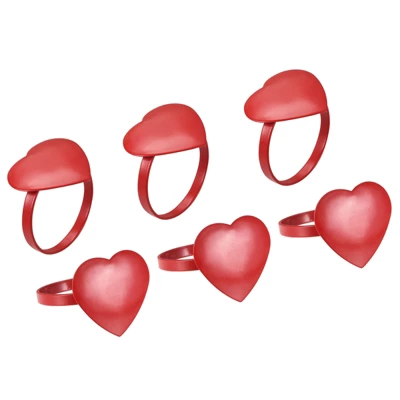 Unique Bargains Dining Table Decoration Alloy Decorative Wear Resistance Heart Shape Napkin Rings 4 Unique Bargains Dining Table Decoration Alloy Decorative Wear Resistance Heart Shape Napkin Rings - Image 4