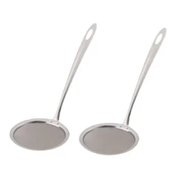 Unique Bargains Household Kitchen Metal Flour Oil Mesh Strainer Silver Tone 2 Pcs -Kitchen Utensil Store GUEST c3ed382d c751 441d 9bdf 37a04dcb1e17