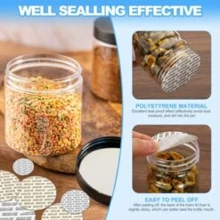 Unique Bargains Foam Lid Liner PS Foam Resistant Tamper Pressure Sensitive Seal For Bottle Cap Liners Seals -Kitchen Utensil Store GUEST c470c4ac 7a83 44c0 a1da cca7e45cdd2f