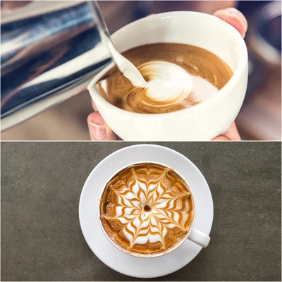 Unique Bargains Stainless Steel Coffee Cup Mug Milk Frothing Pitcher With Handle 20oz/600ml 2 Unique Bargains Stainless Steel Coffee Cup Mug Milk Frothing Pitcher With Handle 20oz/600ml - Image 2