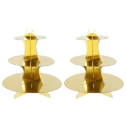 Unique Bargains 3-Tier Round Cupcake Stand Tower Cardboard Dessert Cup Cake Stand Tower 2 Pcs -Kitchen Utensil Store GUEST c4eb7088 25e1 469d 872e cb38f88edf8e
