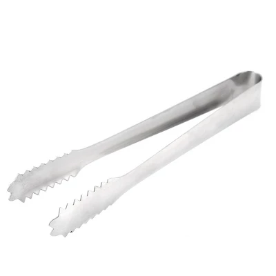 Unique Bargains Stainless Steel Mirror Finishing Versatile Mini Ice Tong Silver Tone 1 Pc 3 Unique Bargains Stainless Steel Mirror Finishing Versatile Mini Ice Tong Silver Tone 1 Pc - Image 3