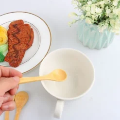 Unique Bargains Household Kitchen Porridge Soup Sugar Salt Wooden Spoon 6 Pcs -Kitchen Utensil Store GUEST c5a3e57e 1fe7 4180 9212 5a45e301188b