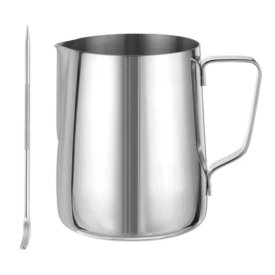 Unique Bargains Stainless Steel Coffee Maker Accessories Milk Frothing Pitcher With Latte Art Pen 3 Unique Bargains Stainless Steel Coffee Maker Accessories Milk Frothing Pitcher With Latte Art Pen - Image 3